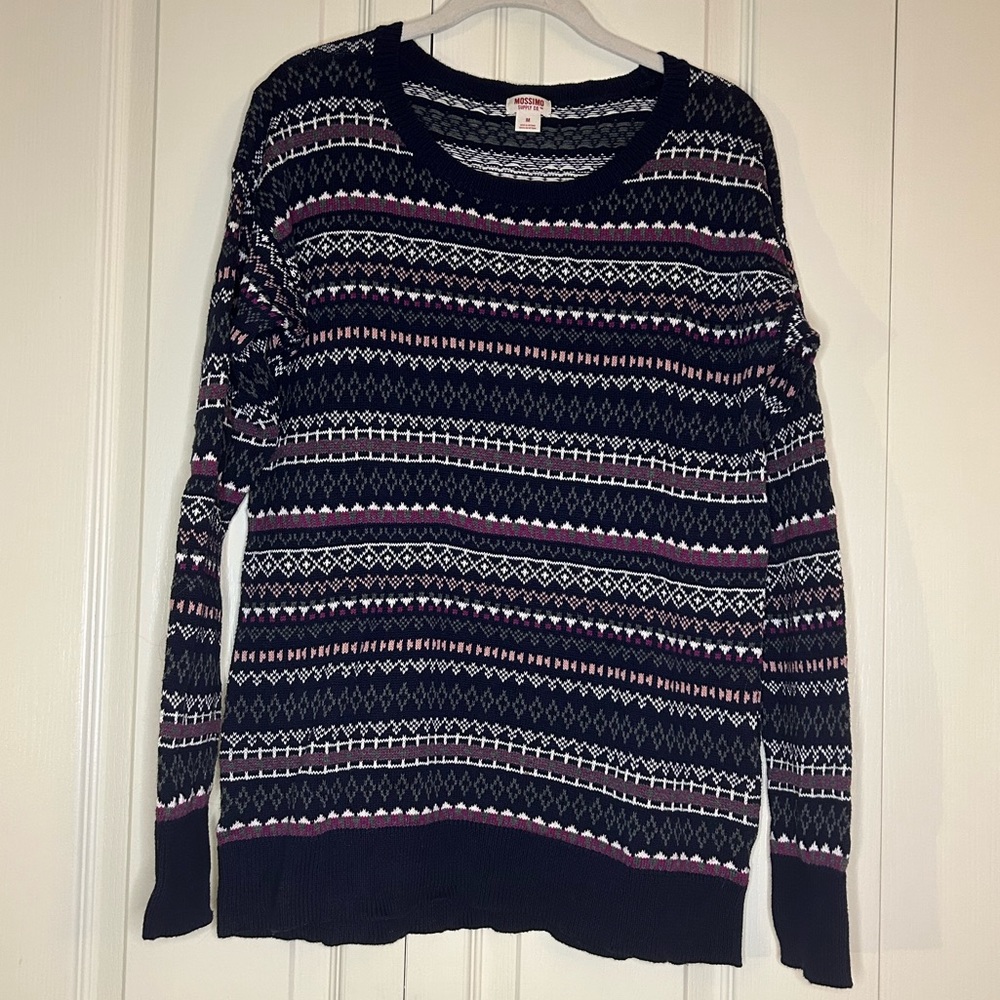 Women's Patterned Sweater | Size M